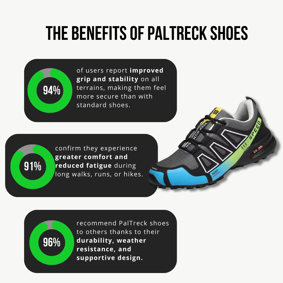 PalTreck - Versatile walking shoes for all seasons 